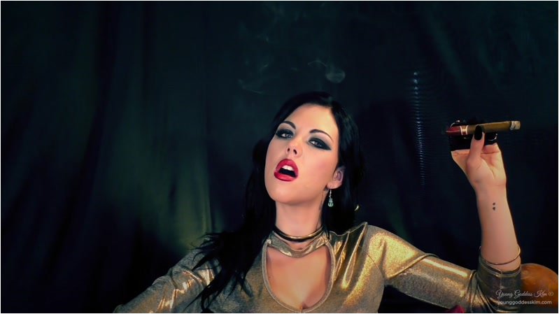Young Goddess Kim - Celebratory Cigar
