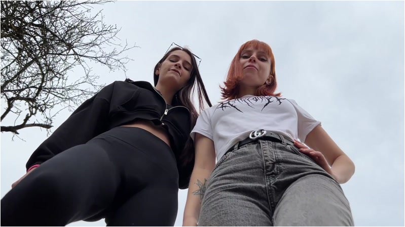 Petite Princess Femdom - Bully Girls Spit On You And Order You To Lick Their Dirty Sneakers