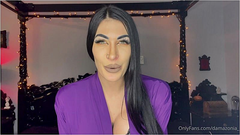 Mistress Damazonia - Small Penis Humiliation JOI Tip 10 To See The Full Clip